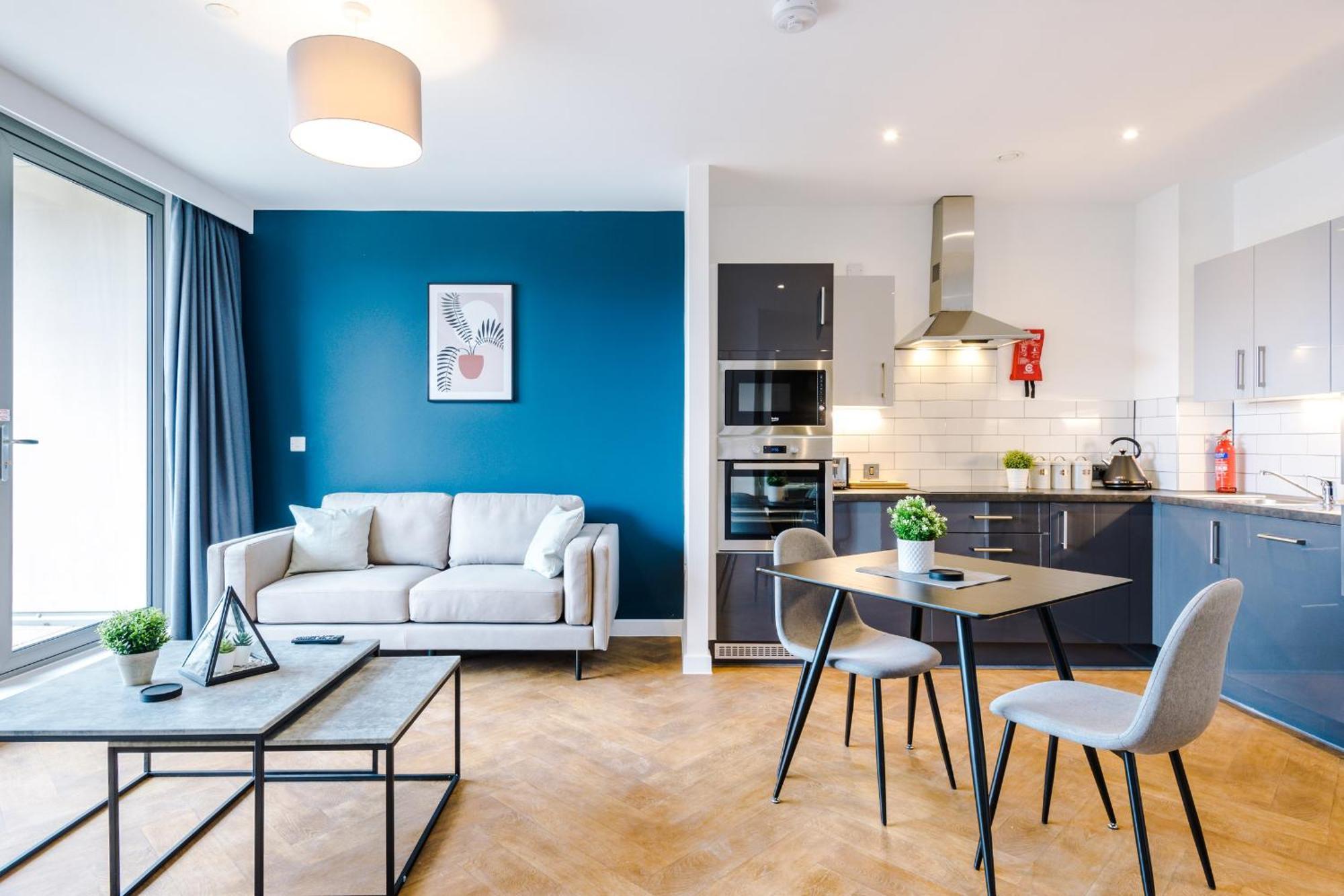 Hilltop Serviced Apartments - Ancoats مانشستر الغرفة الصورة